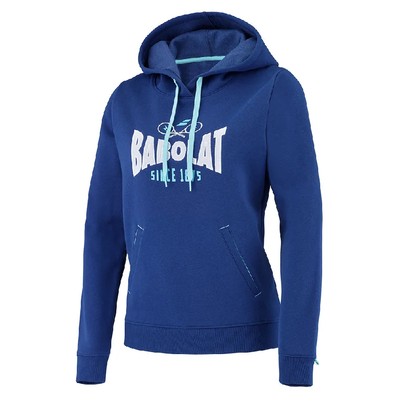 Women`s Exercise Since 1875 Hood Sweater Estate Blue