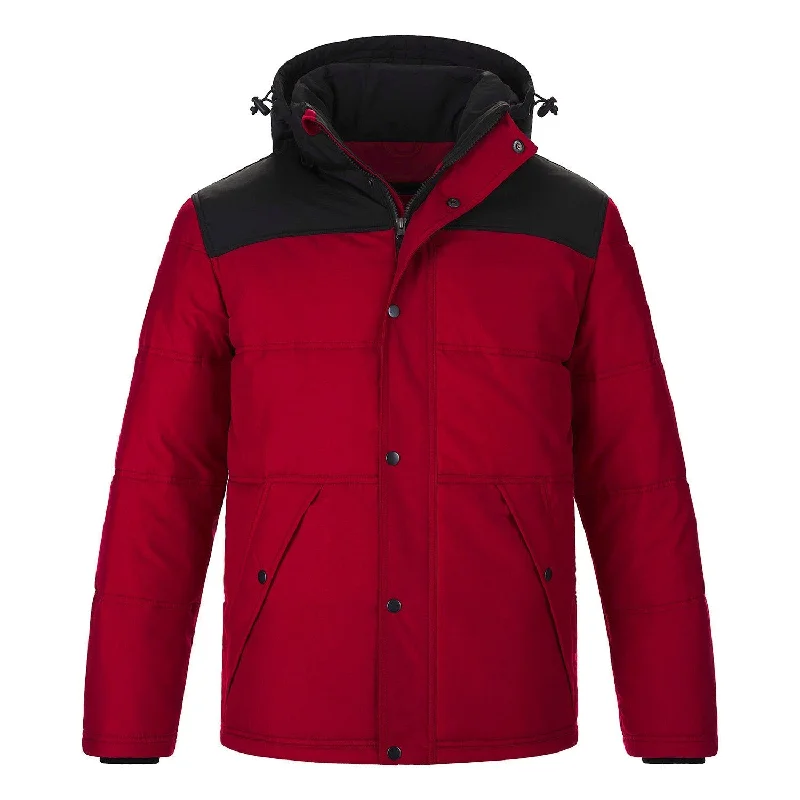 L06025 - Nunavut - Men's Puffy Coat w/ Detachable Hood