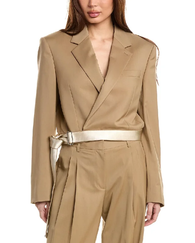 Helmut Lang Wrap Wool Blazer