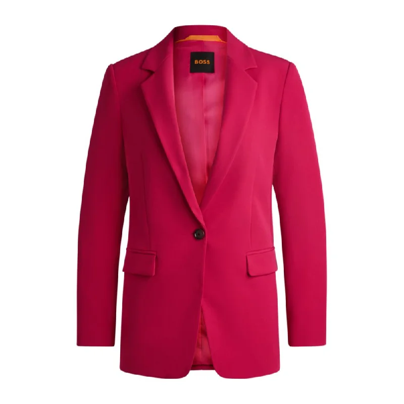 Fitted blazer in stretch fabric