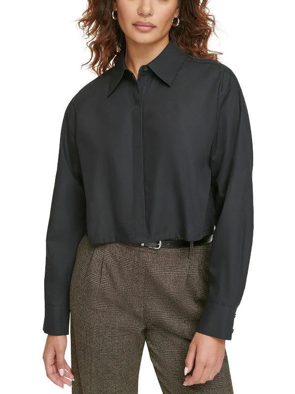 Womens Business Work Button-Down Top