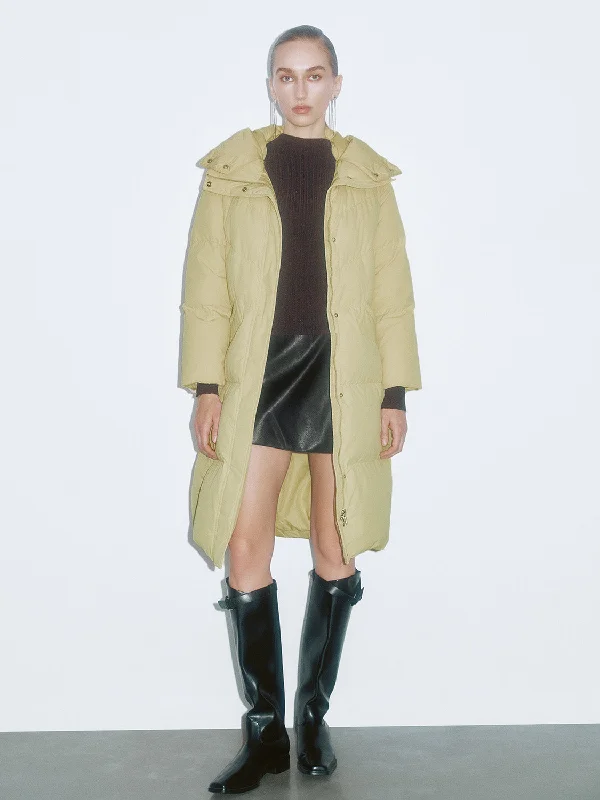 Long Padded Down Outerwear