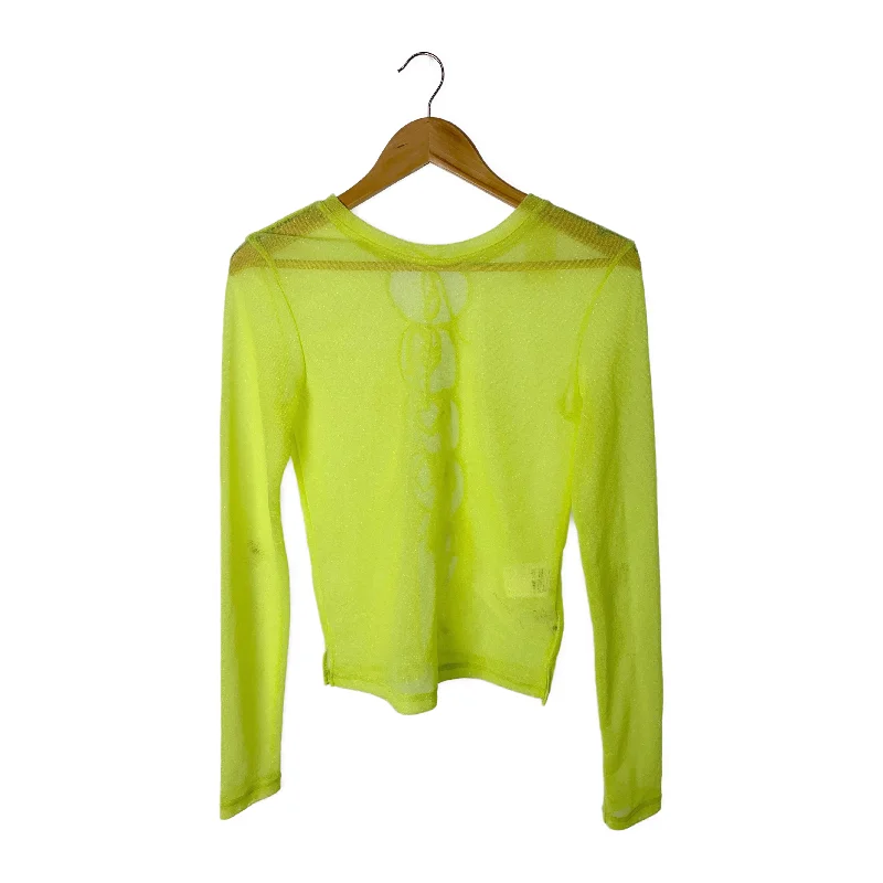 MAISON SPECIAL/LS Blouse/FREE/Yellow/Nylon/21222415201