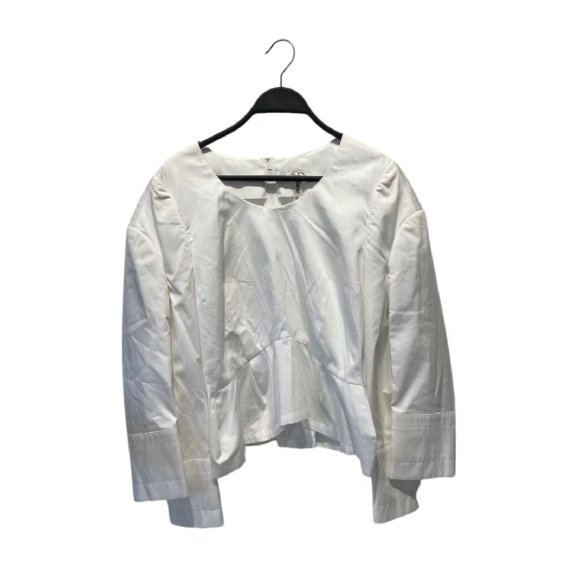 COMME des GARCONS/LS Blouse/2/Cotton/WHT/