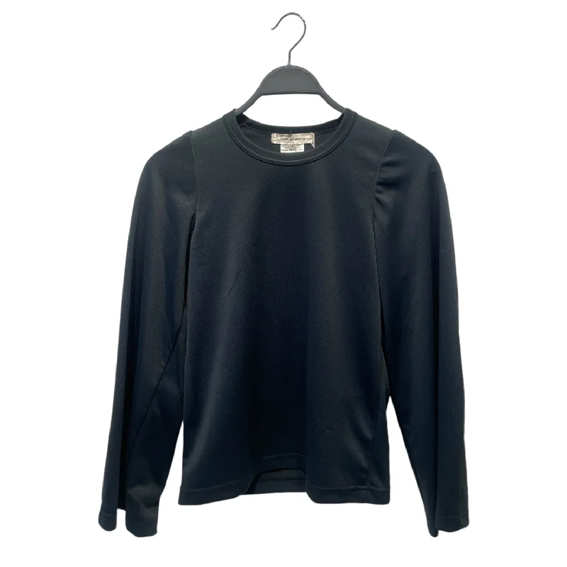 COMME des GARCONS/LS Blouse/S/Polyester/BLK/