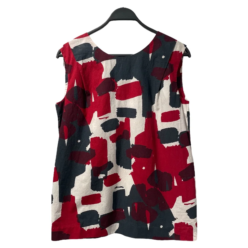 MARNI/Blouse/44/All Over Print/Cotton/RED/red grey