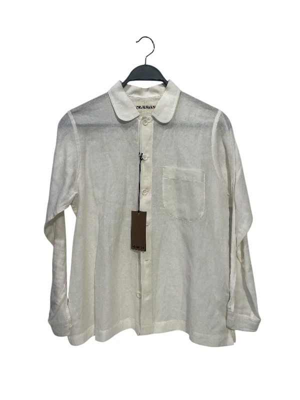 BEAUGAN/LS Blouse/2/Cotton/WHT/