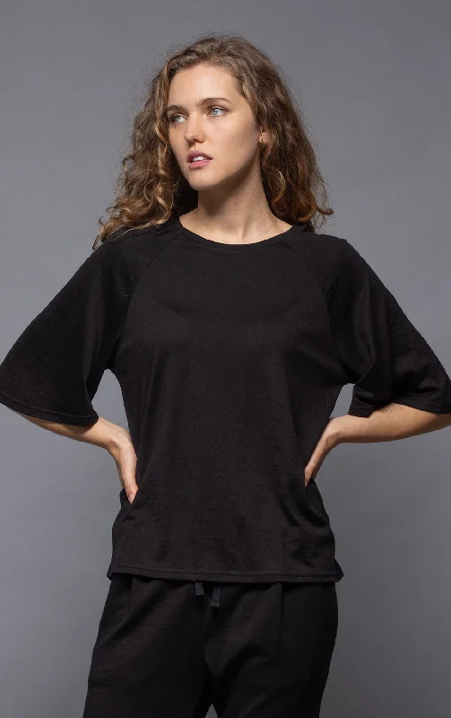 180G MERINO FLUTTER SLEEVE TEE