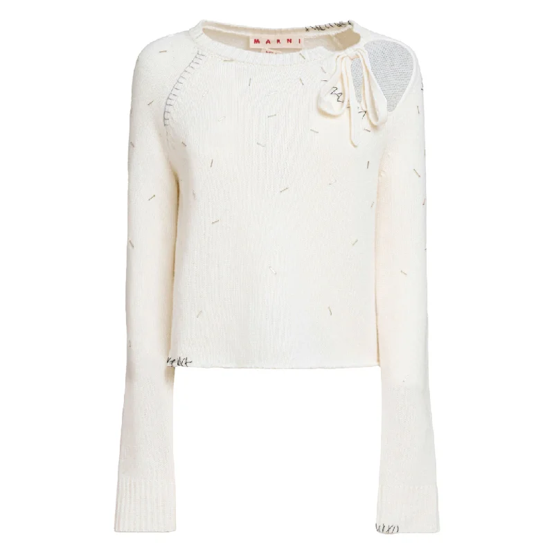 PEARL EMBELLISHED SWEATER