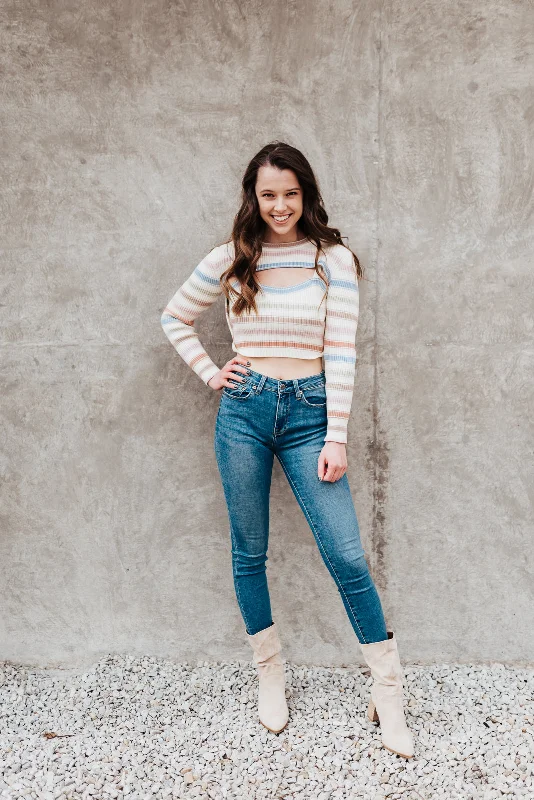 Striped Bolero Sweater