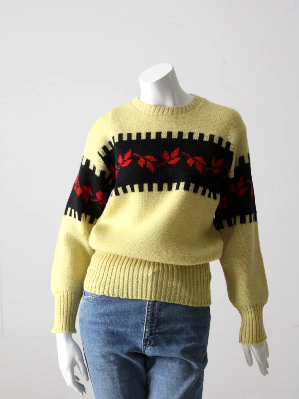 vintage 50s sweater by The Kandahar